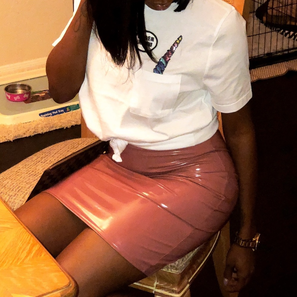 Latex skirt